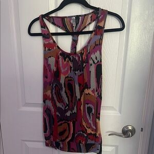 Multicolor Abstract Women's Tank Top